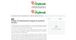Desktop Screenshot of comunicate.thecitybreak.ro
