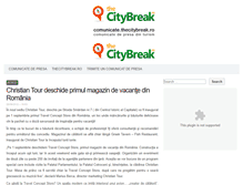 Tablet Screenshot of comunicate.thecitybreak.ro